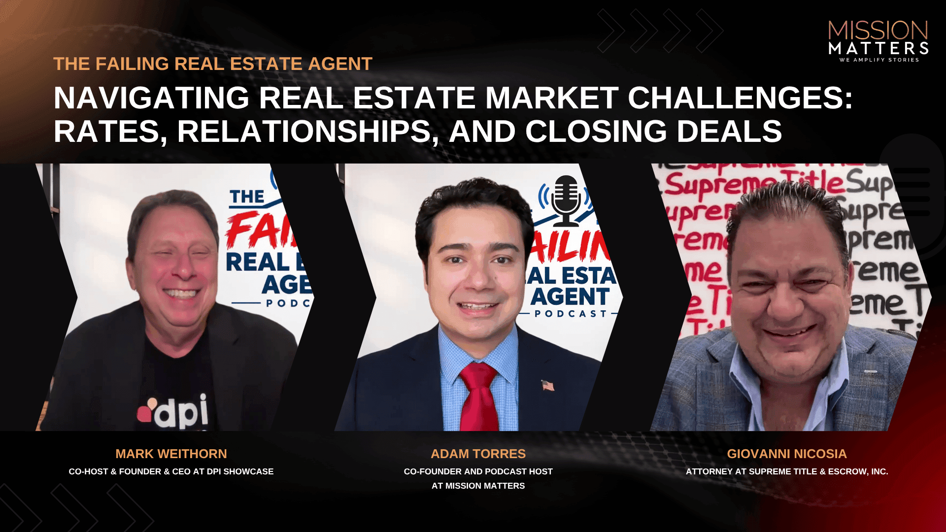 Navigating Real Estate Market Challenges: Rates, Relationships, and Closing Deals