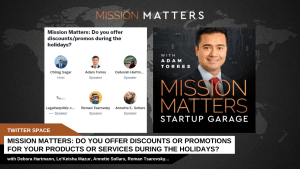 <strong>Mission Matters: Do you offer discounts or promotions for your products or services during the holidays?</strong>