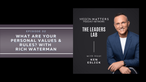What Are Your Personal Values & Rules? with Rich Waterman