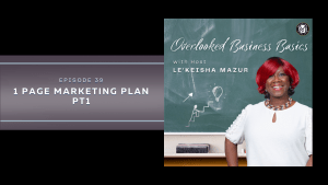 1 page marketing plan pt1