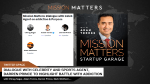<strong>Mission Matters:</strong> <strong>Dialogue with Celebrity and Sports Agent, Darren Prince to highlight battle with addiction</strong>